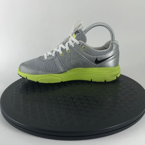 Nike Lunar Forever GS Silver/Green Running Shoes 488271-004 Women’s Size 5 - Picture 9 of 12